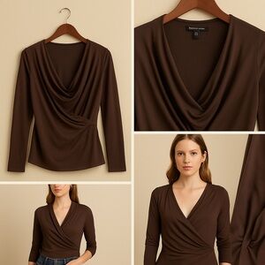 Banana Republic faux wrap top